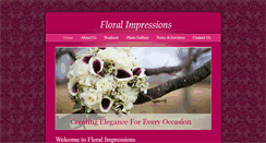 Desktop Screenshot of myfloralimpressions.com